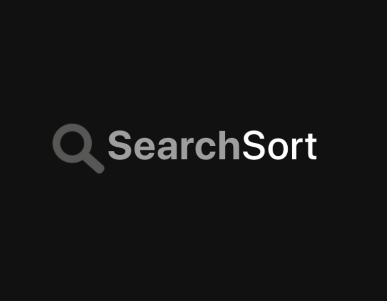 search and sort tabs
